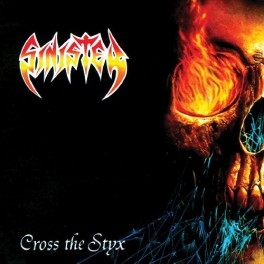 SINISTER (Holland) &lrm;&ndash; Cross the Styx LP 2018 Repress, Electric Blue